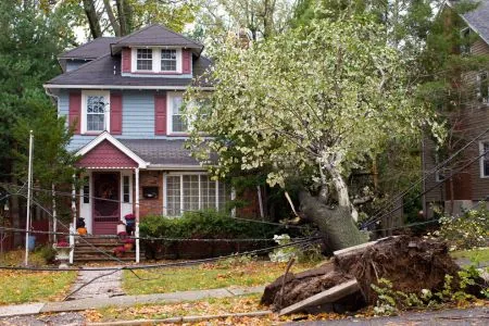 property damage after typhoon